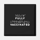 ASL volledig gevaccineerde handgebarentaal Magneet (Voorkant)