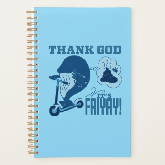 ASL vrijdag ontwerp - Godzijdank is het vrijdag! Planner (Voorkant)