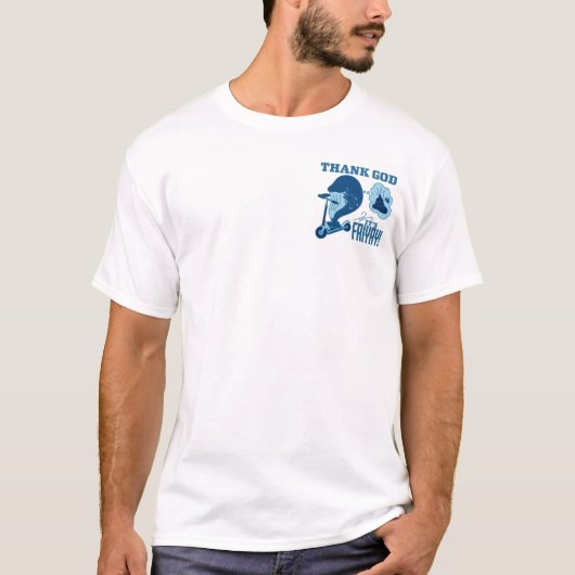 ASL vrijdag ontwerp - Godzijdank is het vrijdag! T-shirt (Voorkant)