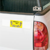 ASL Wat is er? Bumpersticker (Op Truck)