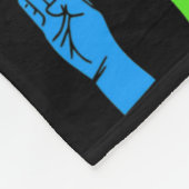 Asl Wees Aardig S1 Fleece Deken (Hoek)