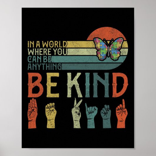 Asl Wees aardig S Poster (Voorkant)