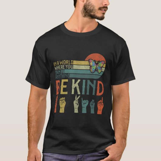 Asl Wees aardig S T-shirt (Voorkant)