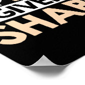 ASL Words gegeven vorm American Sign Language Poster (Hoek)