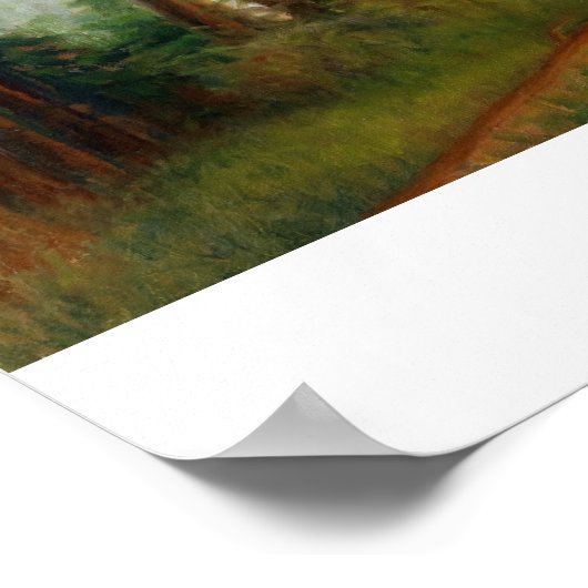 Aslan in de Grote Bossen Poster (Hoek)