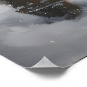 Aslan Lamppost Narnia Art Poster, Lion Printable Poster (Hoek)