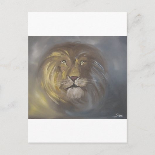Aslan Lion Briefkaart (Voorkant)