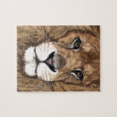Aslan the Lion Original Pastel Art Legpuzzel (Horizontaal)