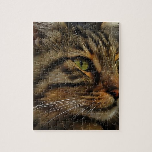 Aslan The Long Hazard Tabby Cat Legpuzzel (Verticaal)