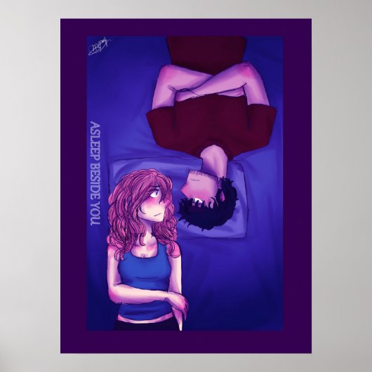Aslapen naast U Poster 1 (Voorkant)
