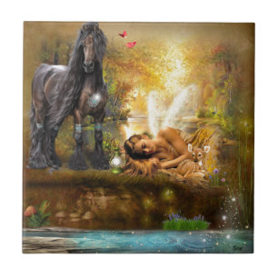 Aslapen om te dromen tegeltje