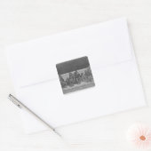Aslapen onder de sterren vierkante sticker (Envelop)