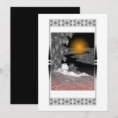 Aslapen op Dusk-kaarten Bedankkaart (Voorkant / Achterkant)