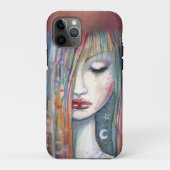 Asleep Waterverf Fantasy Art beroemd gemaakt door Case-Mate iPhone Case (Achterkant)