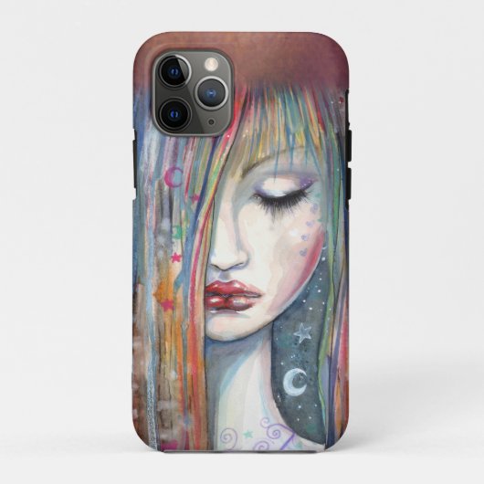 Asleep Waterverf Fantasy Art beroemd gemaakt door  Case-Mate iPhone Case (Achterkant)