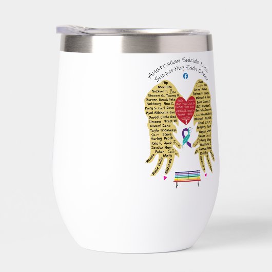 ASLSEO - Waterfles 2 design Goud en Blauw (Rechts)