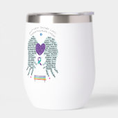 ASLSEO - Waterfles 2 design Goud en Blauw (Links)