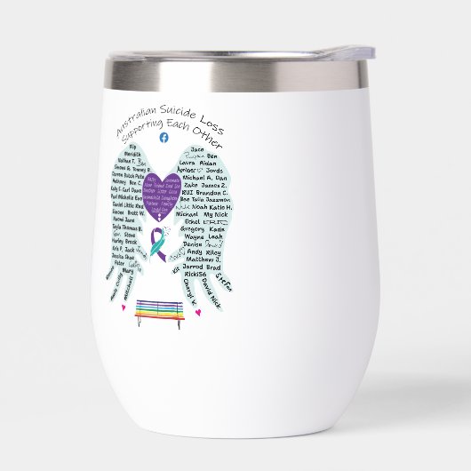 ASLSEO - Waterfles 2 design Goud en Blauw (Links)