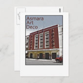 Asmara Art Deco - Cinema Impero Briefkaart (Voorkant / Achterkant)