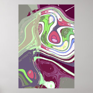 Asmeamon - een Abstracte Art Print