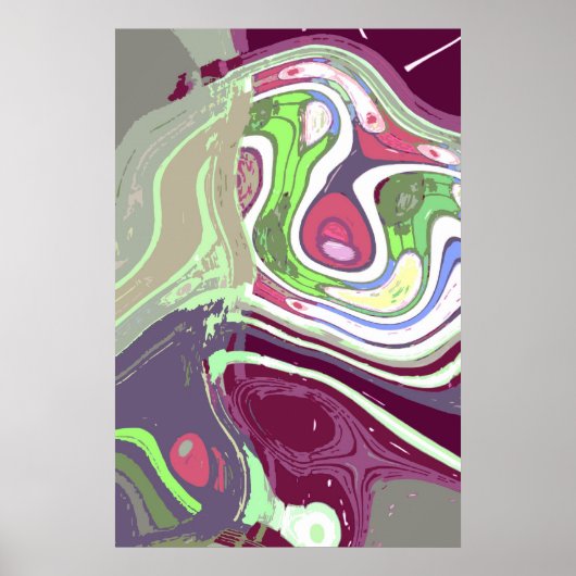 Asmeamon - een Abstracte Art Print (Voorkant)