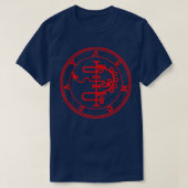 Asmodeus Ars Goetia Sigil Red T-shirt (Design voorkant)