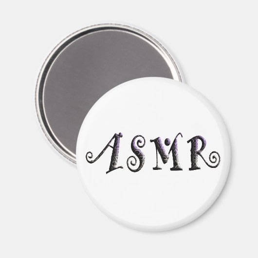 ASMR 3D-tekst Magneet (Voorkant / Achterkant)