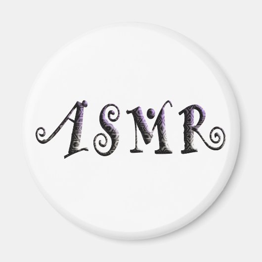 ASMR 3D-tekst Magneet (Voorkant)