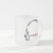 ASMR-hoofdtelefoon Matglas Koffiemok (Voorkant rechts)