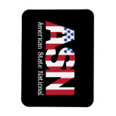 ASN - Amerikaans staatsburger Magneet (Verticaal)