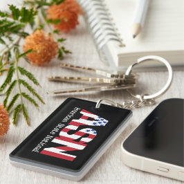 ASN - Amerikaans staatsburger Sleutelhanger