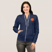 ASNE Premium Women's Zip-up Sweatshirt (Voorkant volledig)