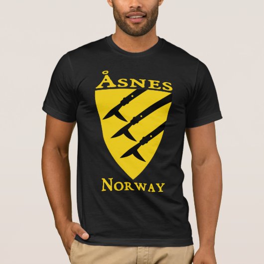 Åsnes, Noorwegen (Norge) T-shirt (Voorkant)