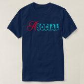 Asociaal 1 t-shirt (Design voorkant)