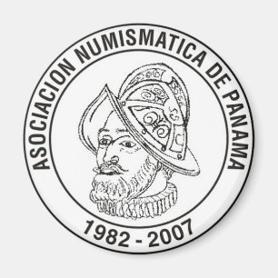Asociación Numismática de Panamá Imán Magneet