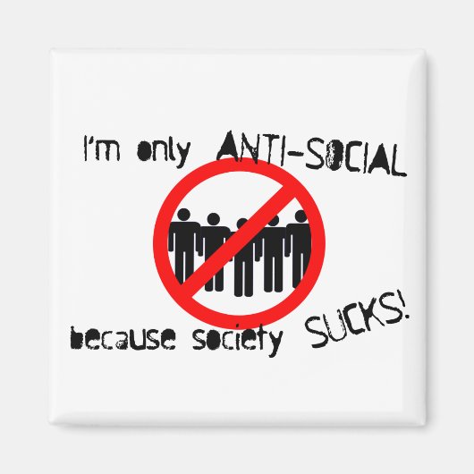 asociale magneet (Voorkant)