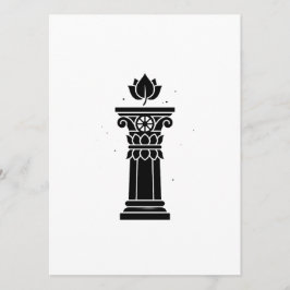 Asoka Pilaar Symbool Kunst - Oude Geschiedenis Erf Menu