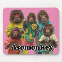 Asomonkey mouse pad version2. Asomonkeyん な マ み ス の