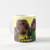 Asomonkey  mug.　Asomonkeyみんなの Koffiemok (Voorkant links)