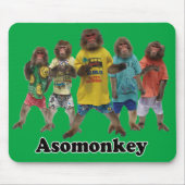 Asomonkey muispad. Asomonkeyみ マウな Muismat (Voorkant)