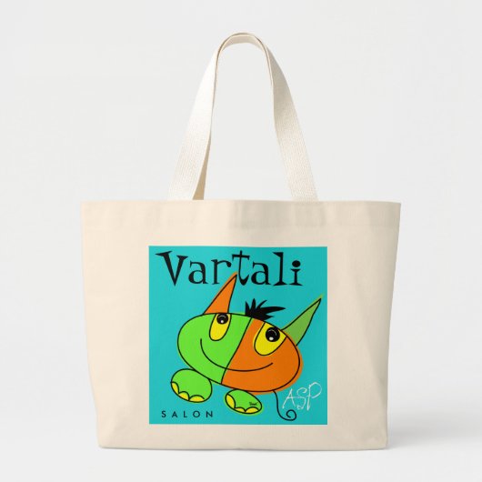 ASP Monster Pet Carnival Vartali Bag Grote Tote Bag (Voorkant)