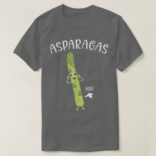 Asparagas Asparagus Fart Vegetable Vegetarian 68 T-shirt (Design voorkant)