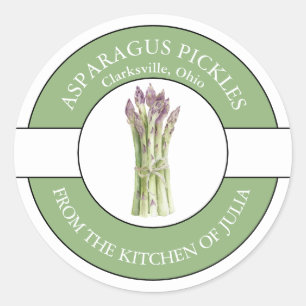 Asparagus augurk label