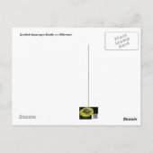 Asparagus Beetle, gepoot op Briefkaart van milkwee (Achterkant)