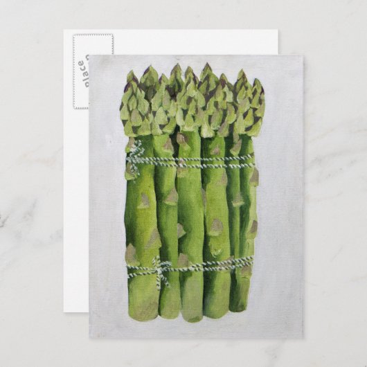 Asparagus Briefkaart (Voorkant / Achterkant)