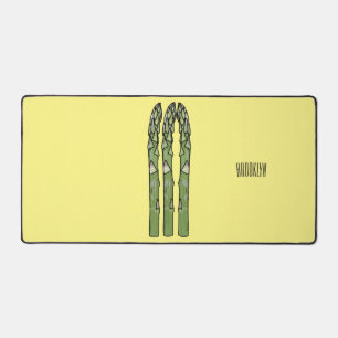 Asparagus cartoon afbeelding bureaumat