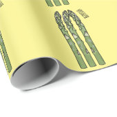 Asparagus cartoon afbeelding cadeaupapier (Rol Hoek)