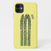 Asparagus cartoon afbeelding Case-Mate iPhone case (Achterkant)