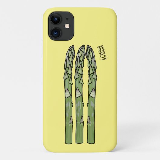 Asparagus cartoon afbeelding Case-Mate iPhone case (Achterkant)