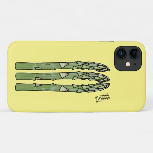 Asparagus cartoon afbeelding Case-Mate iPhone case (Achterkant (horizontaal))